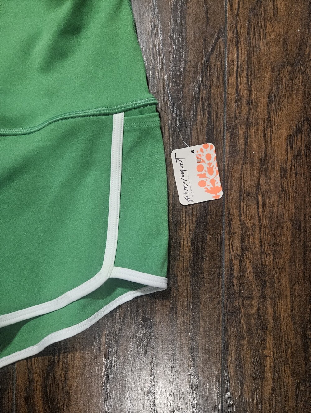 FP Movement Free People Island Time Green Sheen Shorts NWT - Picture 4 of 6